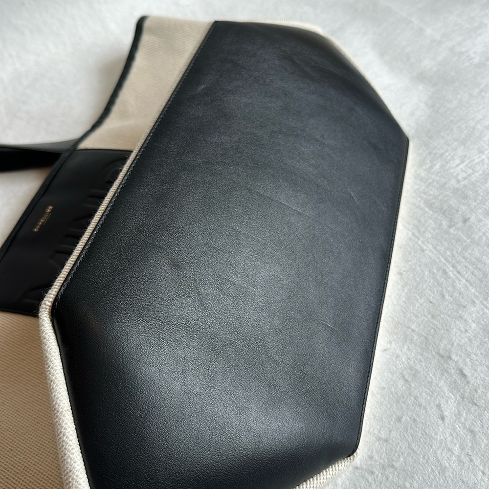 DeMellier London Christie Tyler Limited Edition MIND Bag, Canvas & Leather Tote - Picture 5 of 9